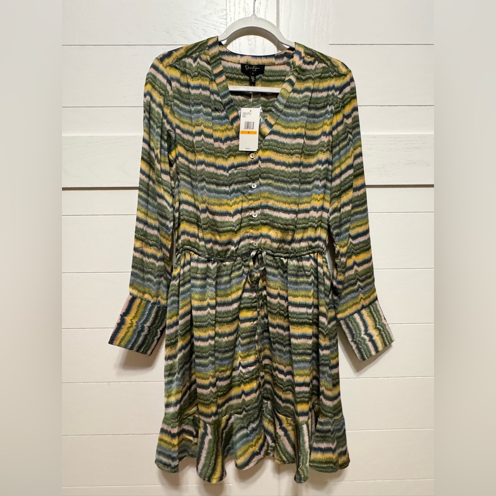 Jessica Simpson Vibrant Striped Dress